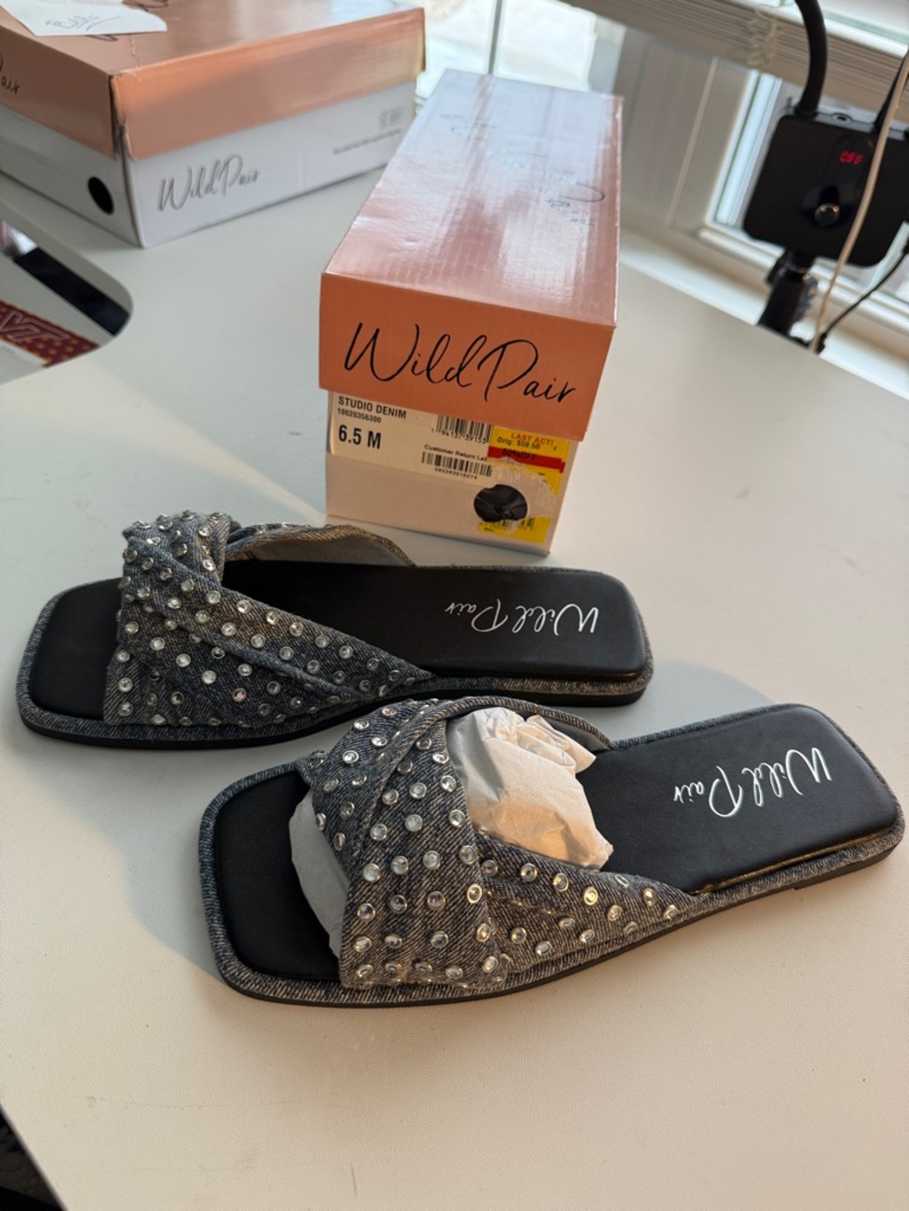 Wild Pair Silver Studded Women's Sandals